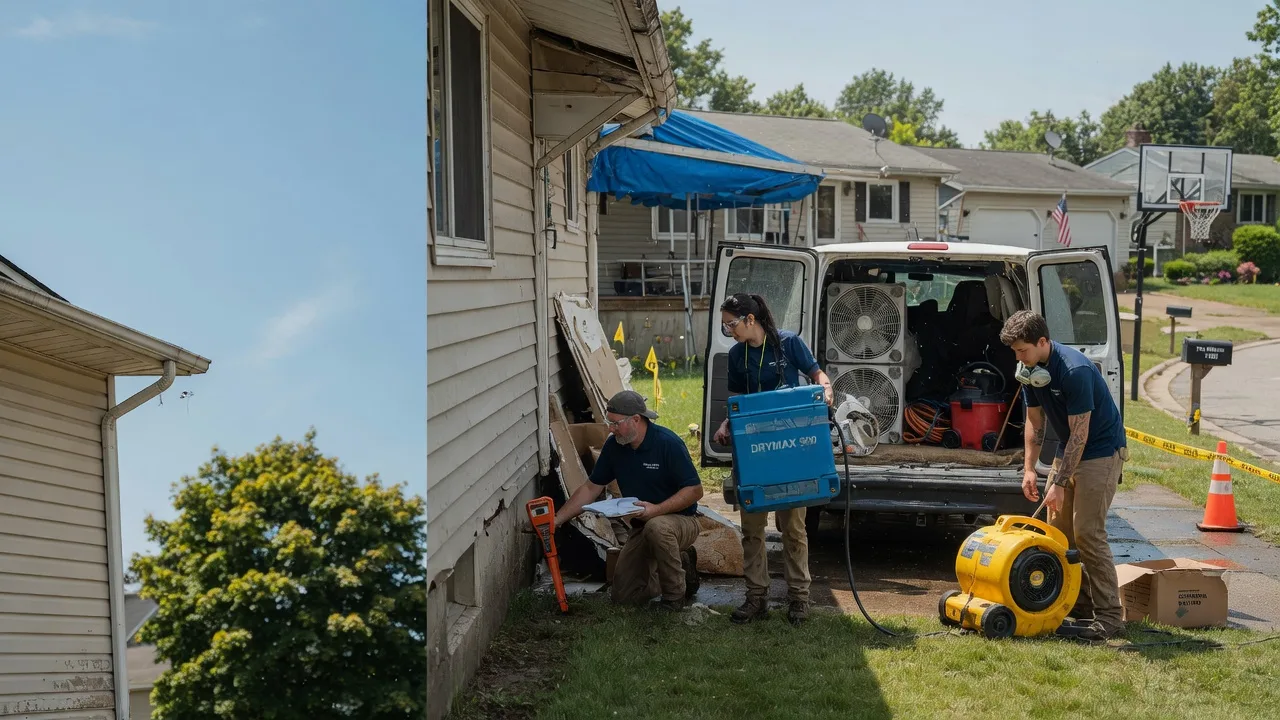 Ceiling Leak Cleanup in Rome, PA near me